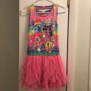 Girls 10/12 my little pony tank tutu dress